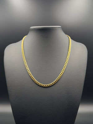 Classic 6mm Solid Cuban Link Chain