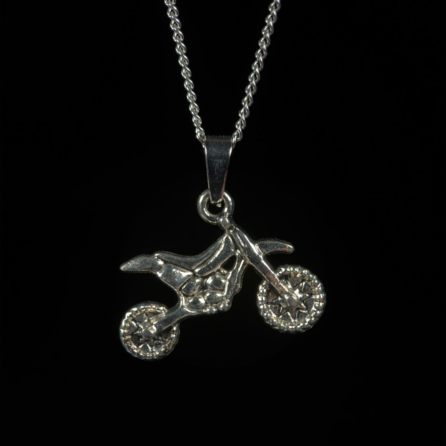 Dirt Bike Chain Pendant