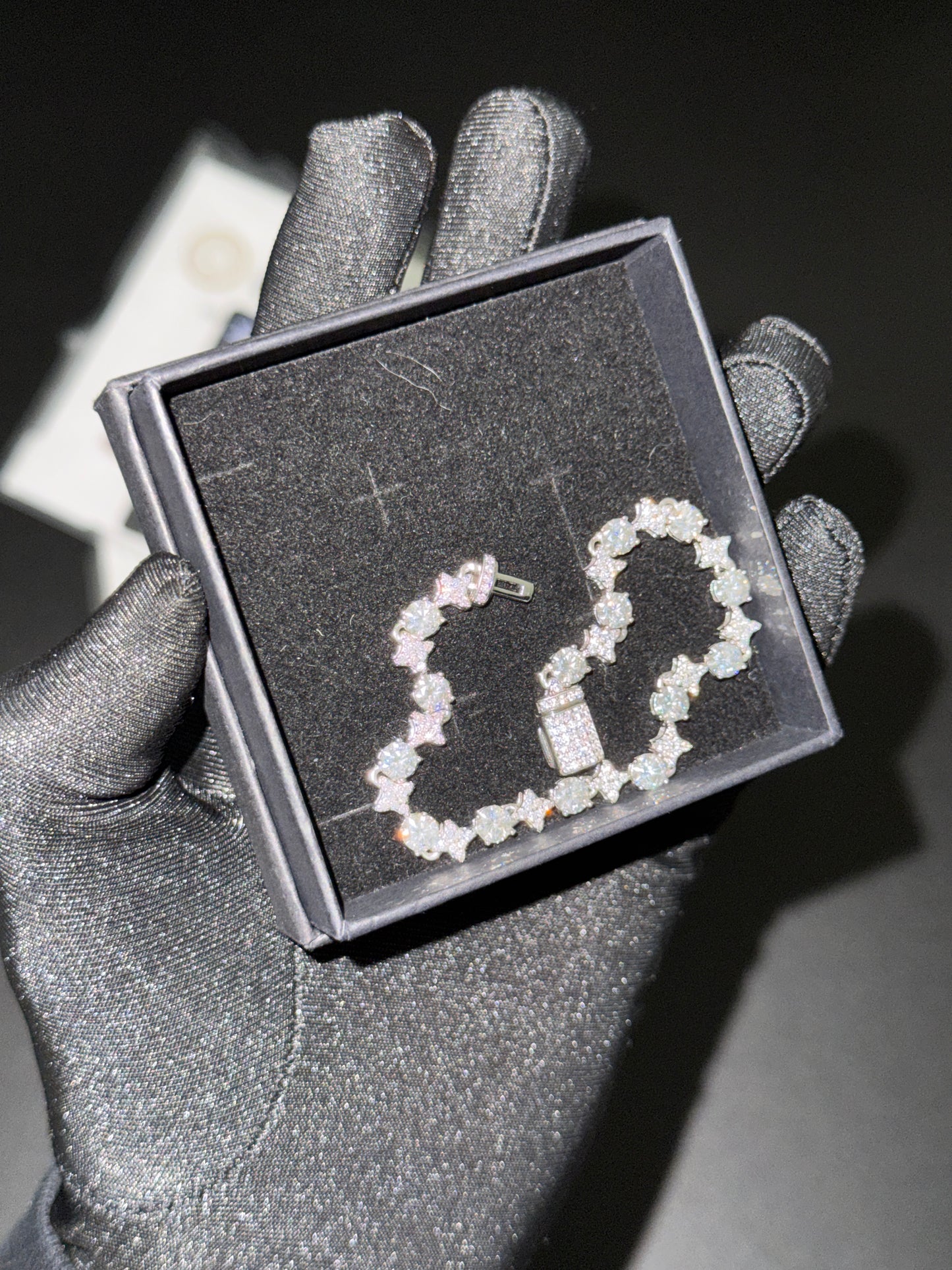 6mm Moissanite Star Tennis Bracelet