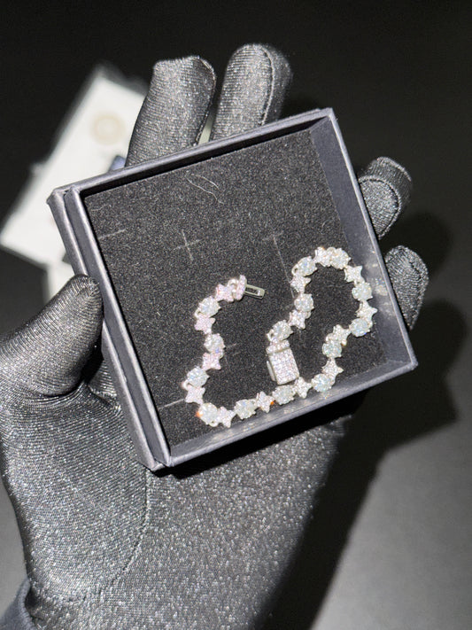 6mm Moissanite Star Tennis Bracelet