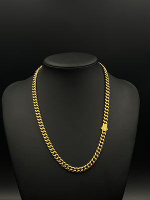 8mm Steel Cuban Link Chain w/Updated Clasp (CLEARANCE)