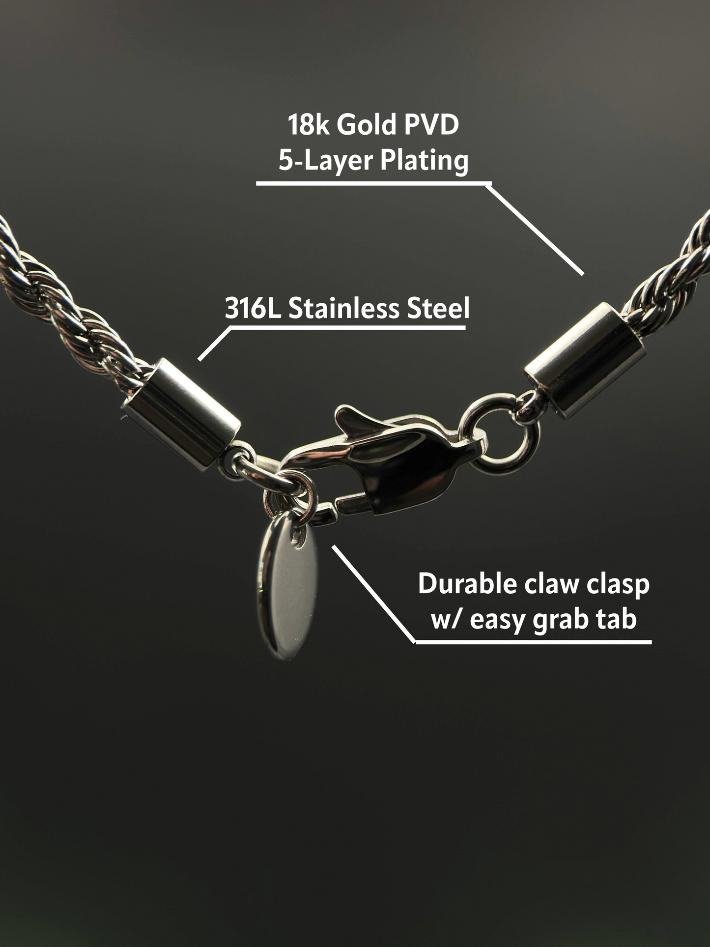 3mm Classic Rope Chain